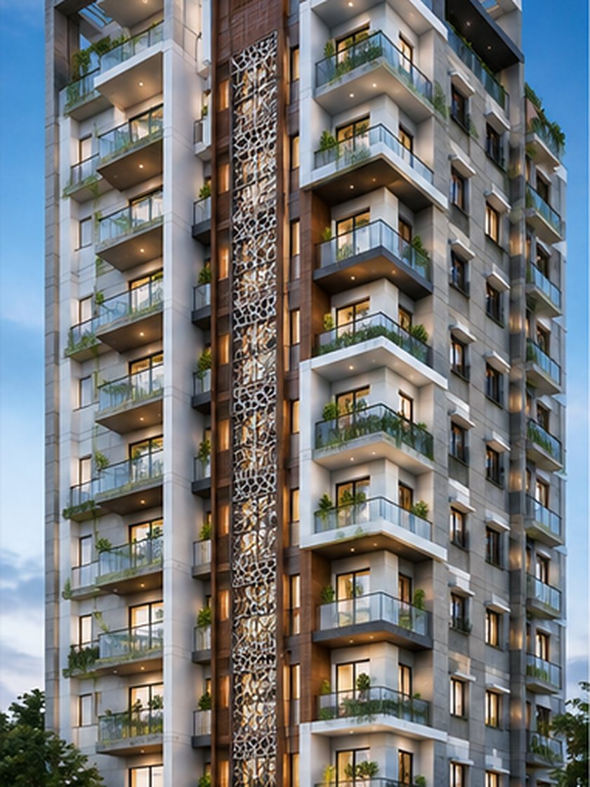 Serenity Park - Evening Glow — Exterior photo of a KinOn Holdings project in Dhaka